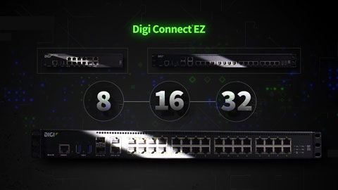 Presentación de los servidores serie Digi Connect EZ 8, 16 y 32