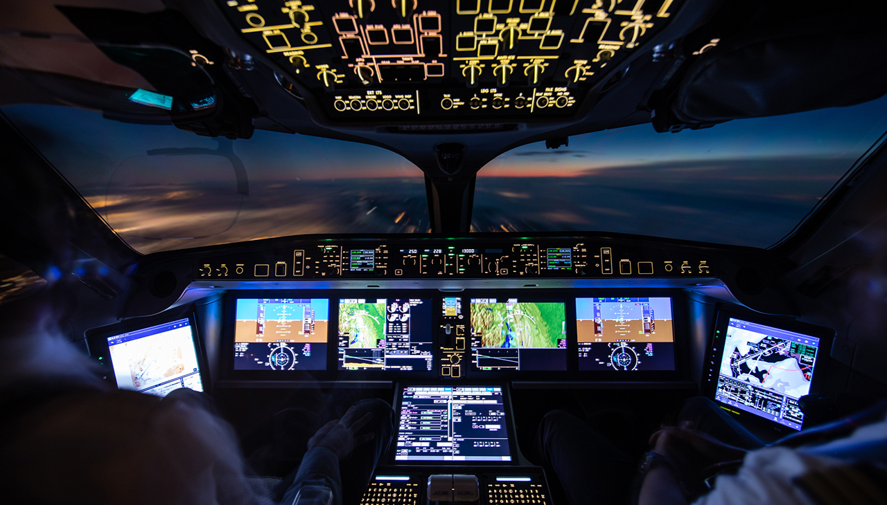 Sistema de navegación para aviones