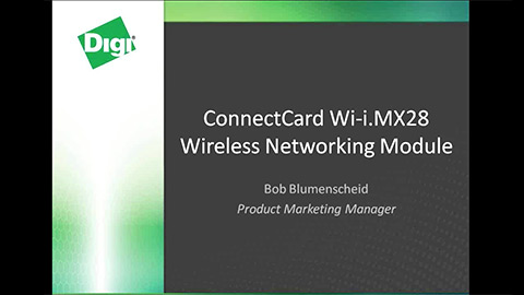 Módulo de red inalámbrica ConnectCard Wi-i.MX28