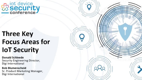 Tres áreas de enfoque clave para la seguridad de IoT