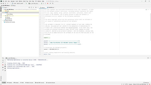 Digi XBee MicroPython Extensiones de PyCharm