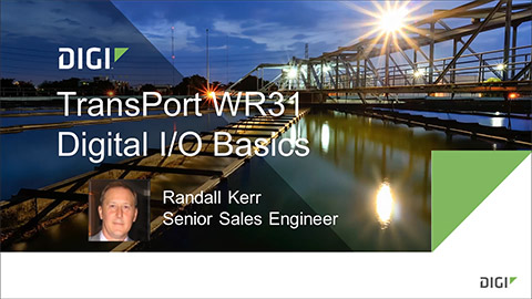 Tecnología Digi TransPort: Uso del GPIO en el TransPort WR31