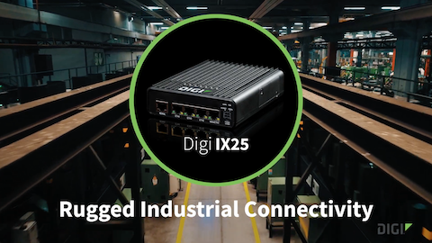 Router móvil Digi IX25 5G: conectividad segura para redes industriales