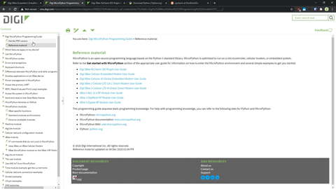 Digi XBee Demostración del plugin PyCharm IDE de MicroPython