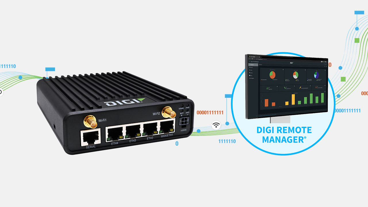 Router celular Digi IX25 para computación en el borde 5G