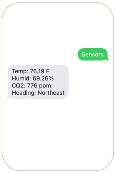 Sensores de temperatura del Earth Rover