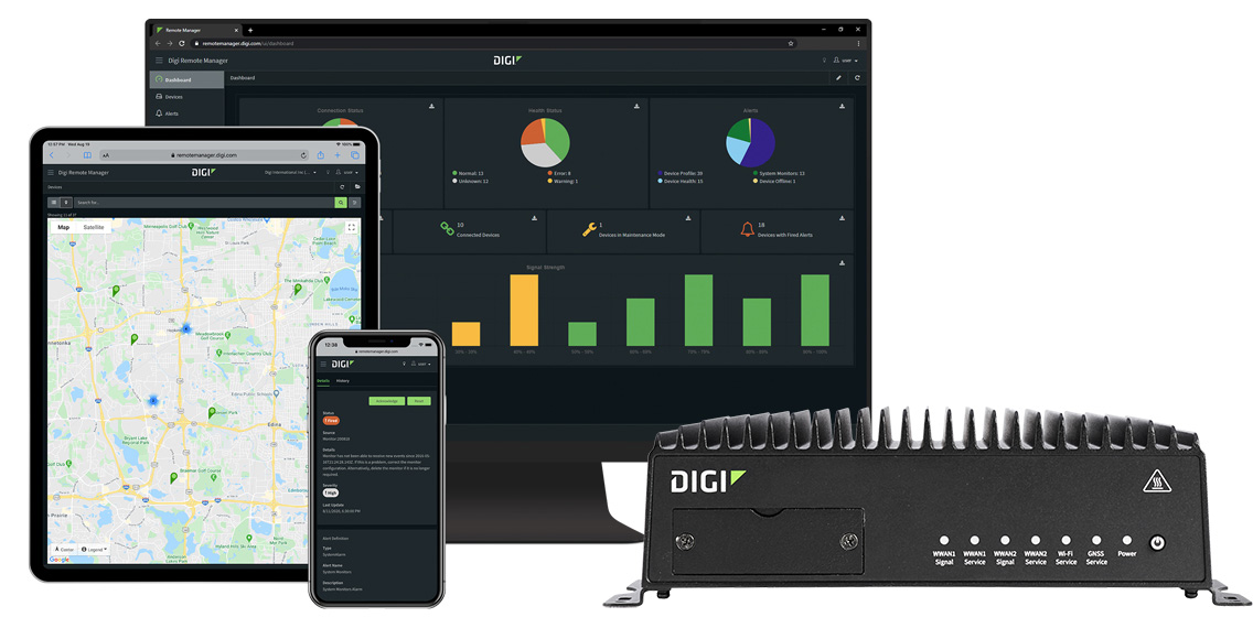 Digi TX54 y Digi Remote Manager