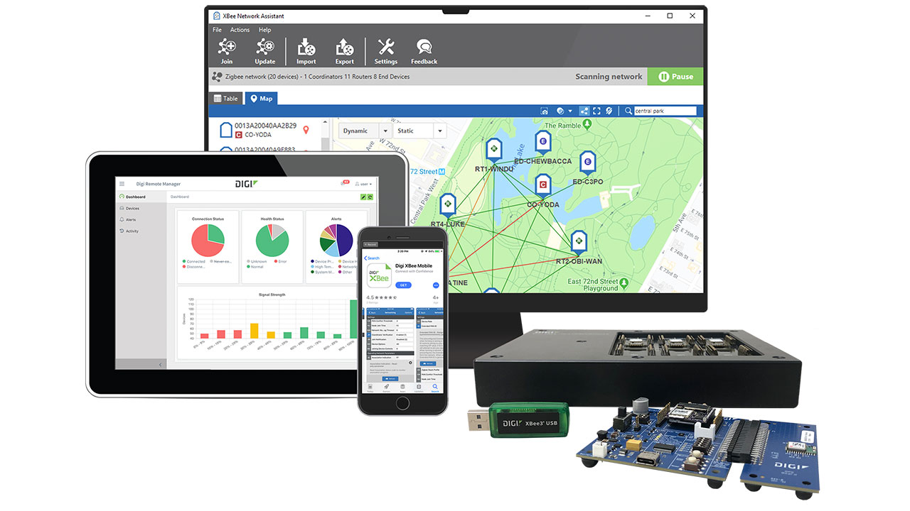 Digi XBee y herramientas Digi XBee