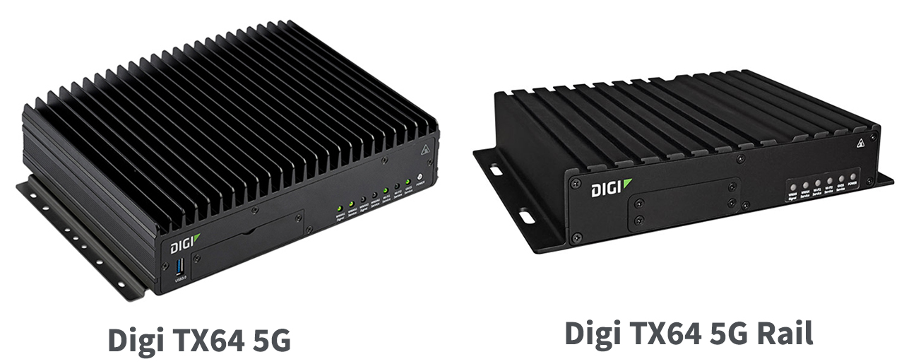Digi TX64 5G and TX64 5G Rail