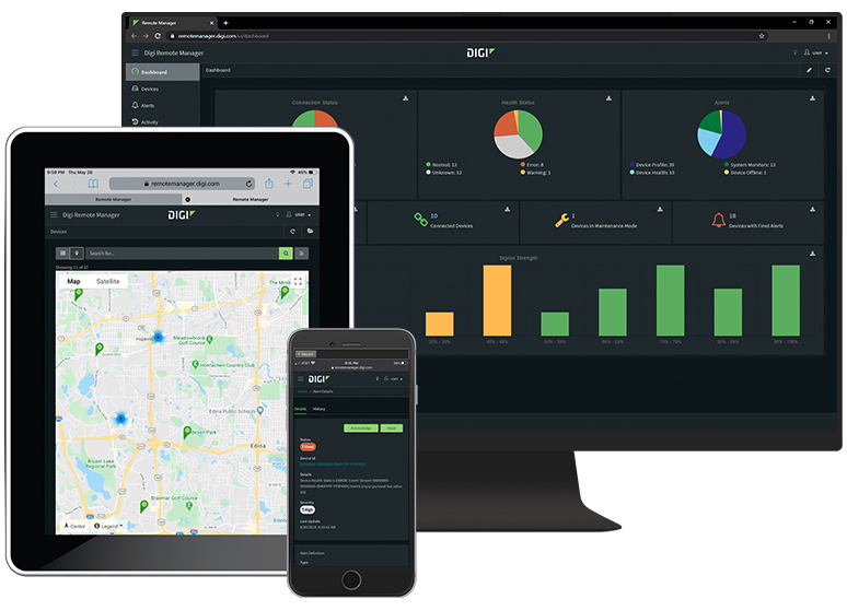 plataforma de gestión remota de dispositivos iot