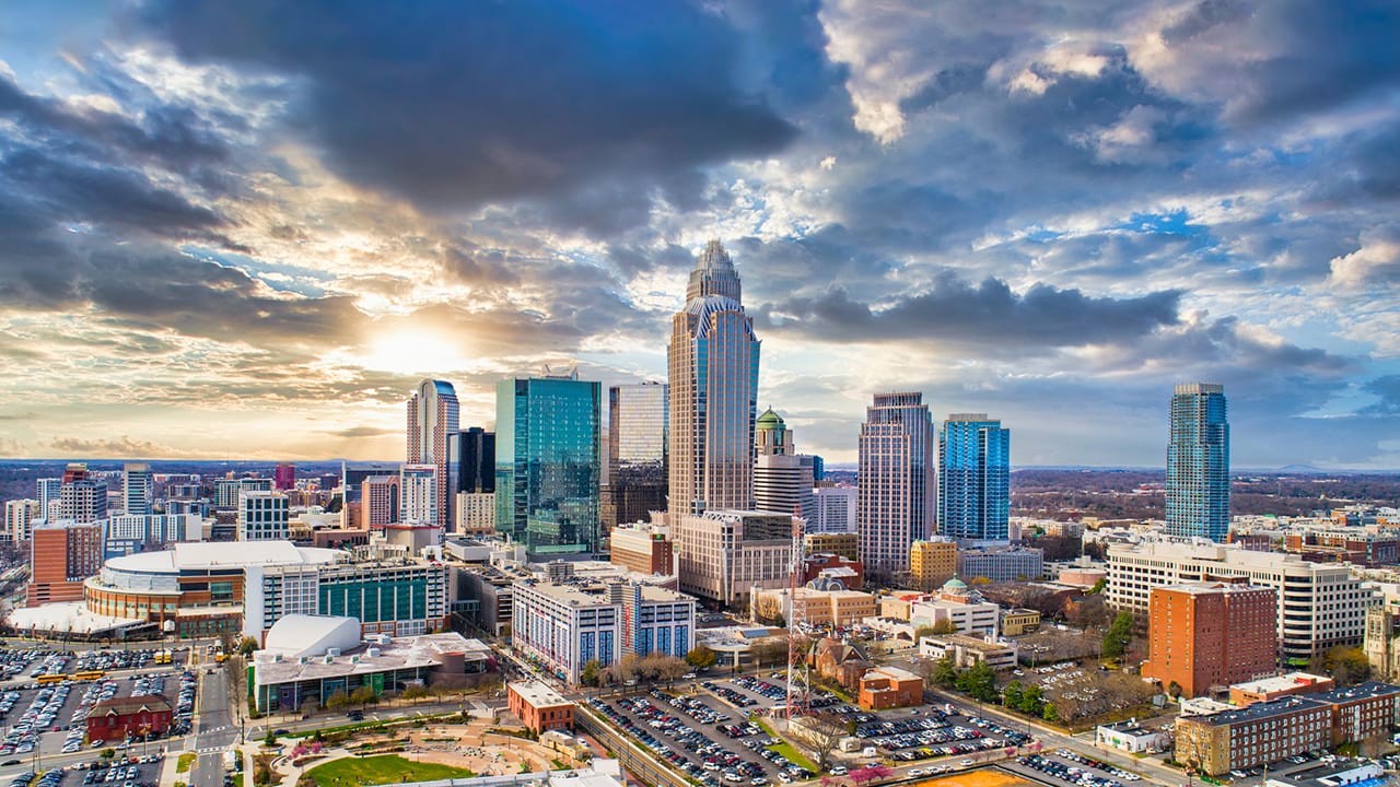 Horizonte de Charlotte, Carolina del Norte