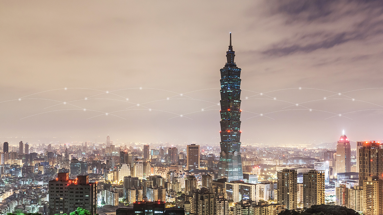 Imagen de la ciudad inteligente de Taipei