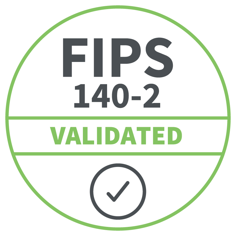 Distintivo de validación FIPS 140-2
