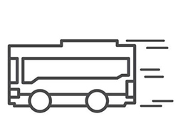 Icono de tránsito de autobús