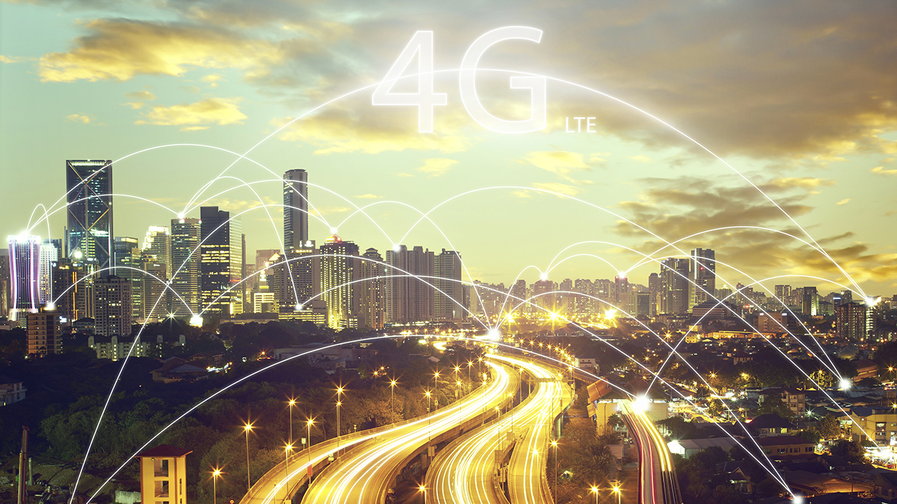 Concepto de 4G LTE