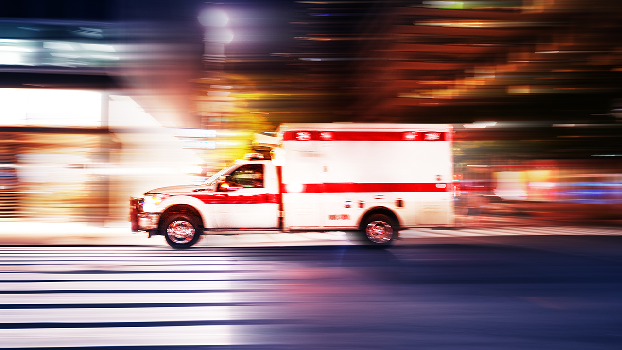 Respuesta de emergencia de la ambulancia