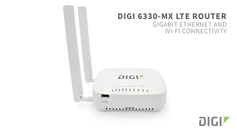 Router LTE Digi 6330-MX para una continuidad empresarial flexible en cualquier lugar 