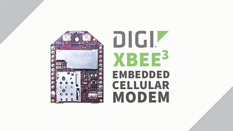 Módems celulares integrados Digi XBee3