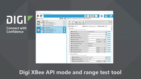 Digi XBee Prueba de modo y rango de la API