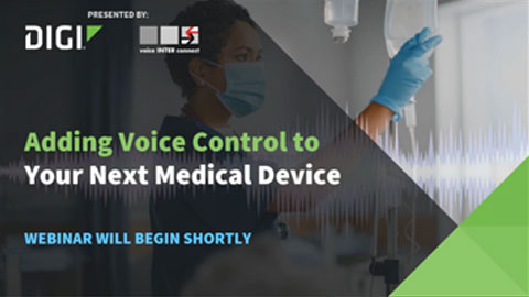 Añadir el control por voz a su próximo dispositivo médico