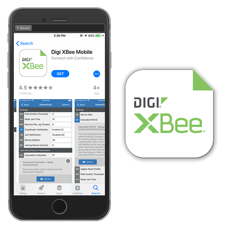 Digi XBee Mobile App
