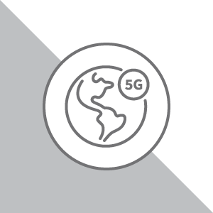 Icono del 5G en el mundo