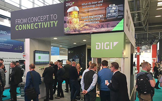 Embedded World 2019: Innovación, regalos y refrescos en el stand de Digi International