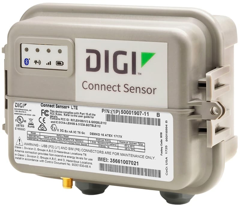 Digi Connect Sensor+ con Digi Remote Manager