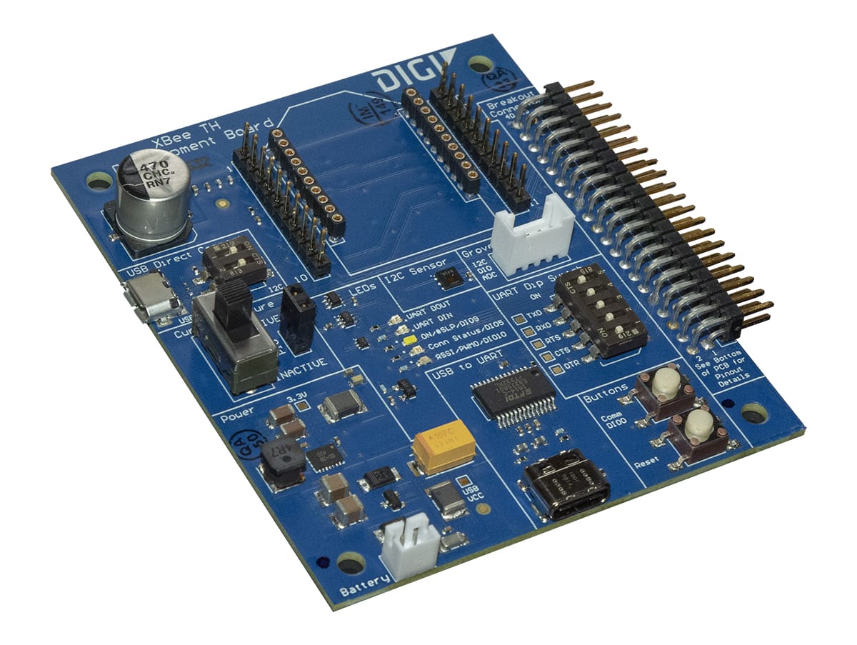 XBIB-CU-TH - Placa de desarrollo - XBee 3, USB-C, enchufes