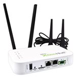 Pasarela Digi XBee : parte frontal (con accesorios)