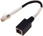 Cable Etherlite RJ45 de 8 clavijas hembra a TS RJ45 de 10 clavijas macho 6".