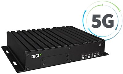 Router celular Digi TX64 5G Rail